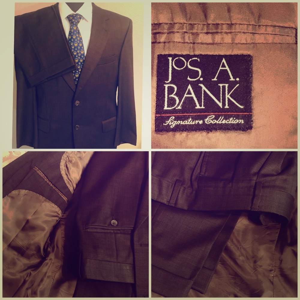 Jos A. Bank 2 pc Men’s suit signature collection